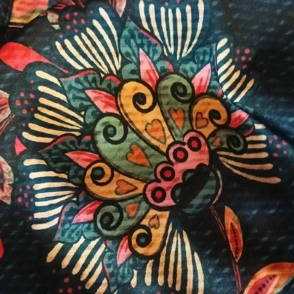 NEW averie Halley Paisley floral cobalt blue draped corset midi women dress XXL - Picture 13 of 15